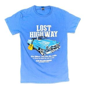 Hank Williams Lost Highway 52’ Cadillac T-Shirt Size Small